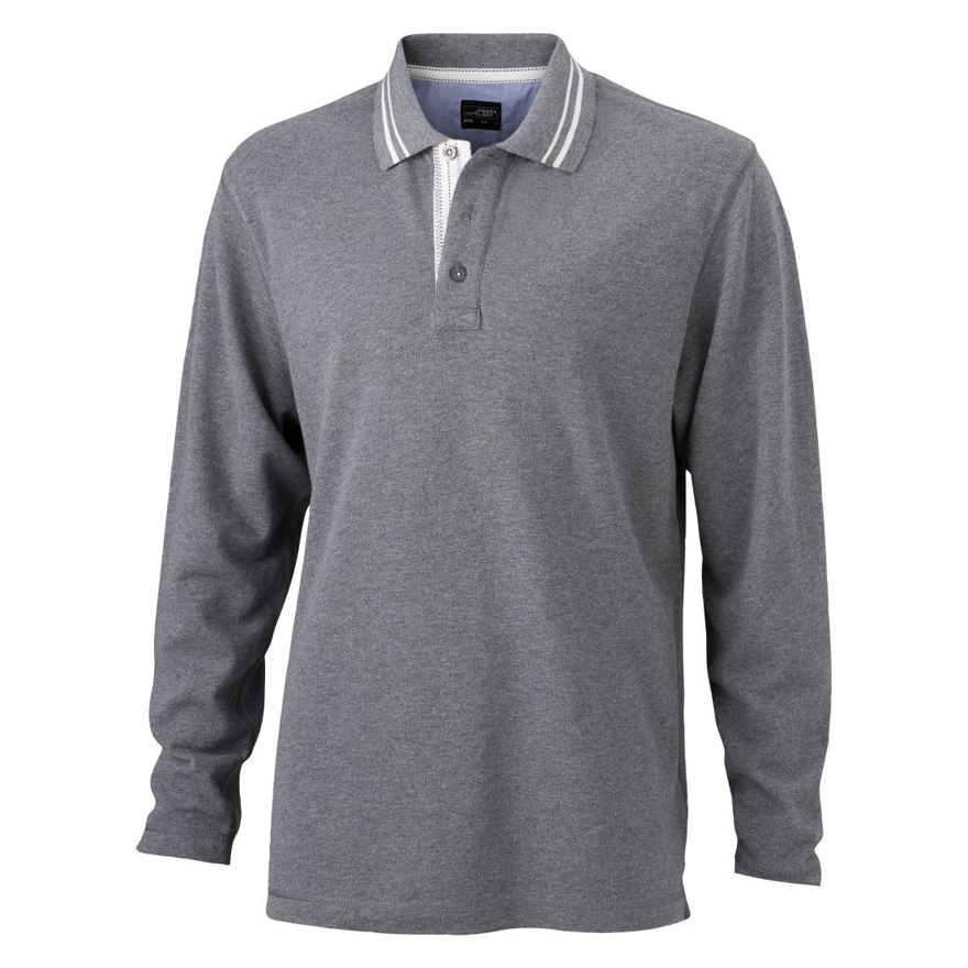 JN968-Mens Polo Long-Sleeved